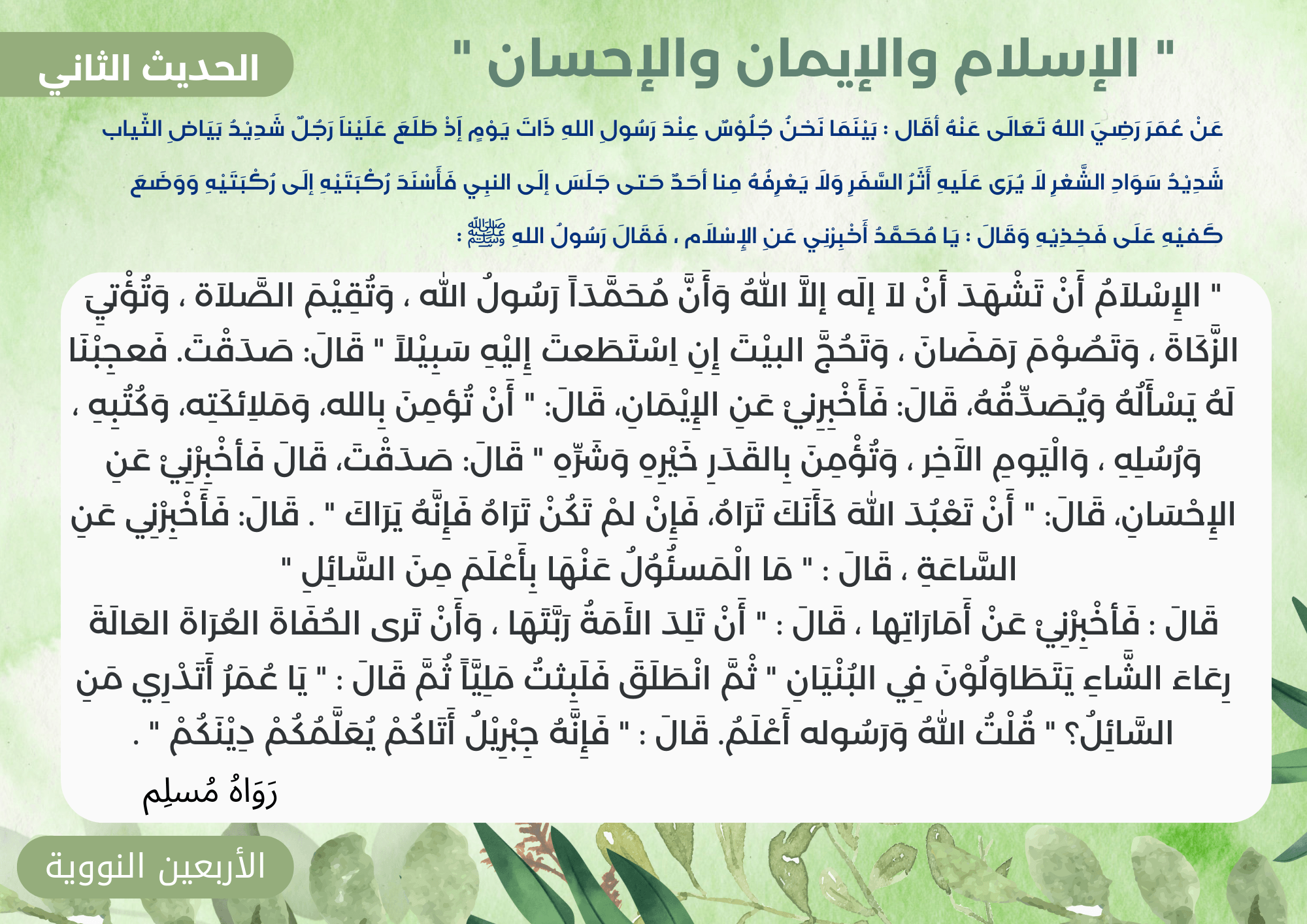الأربعون نووية 