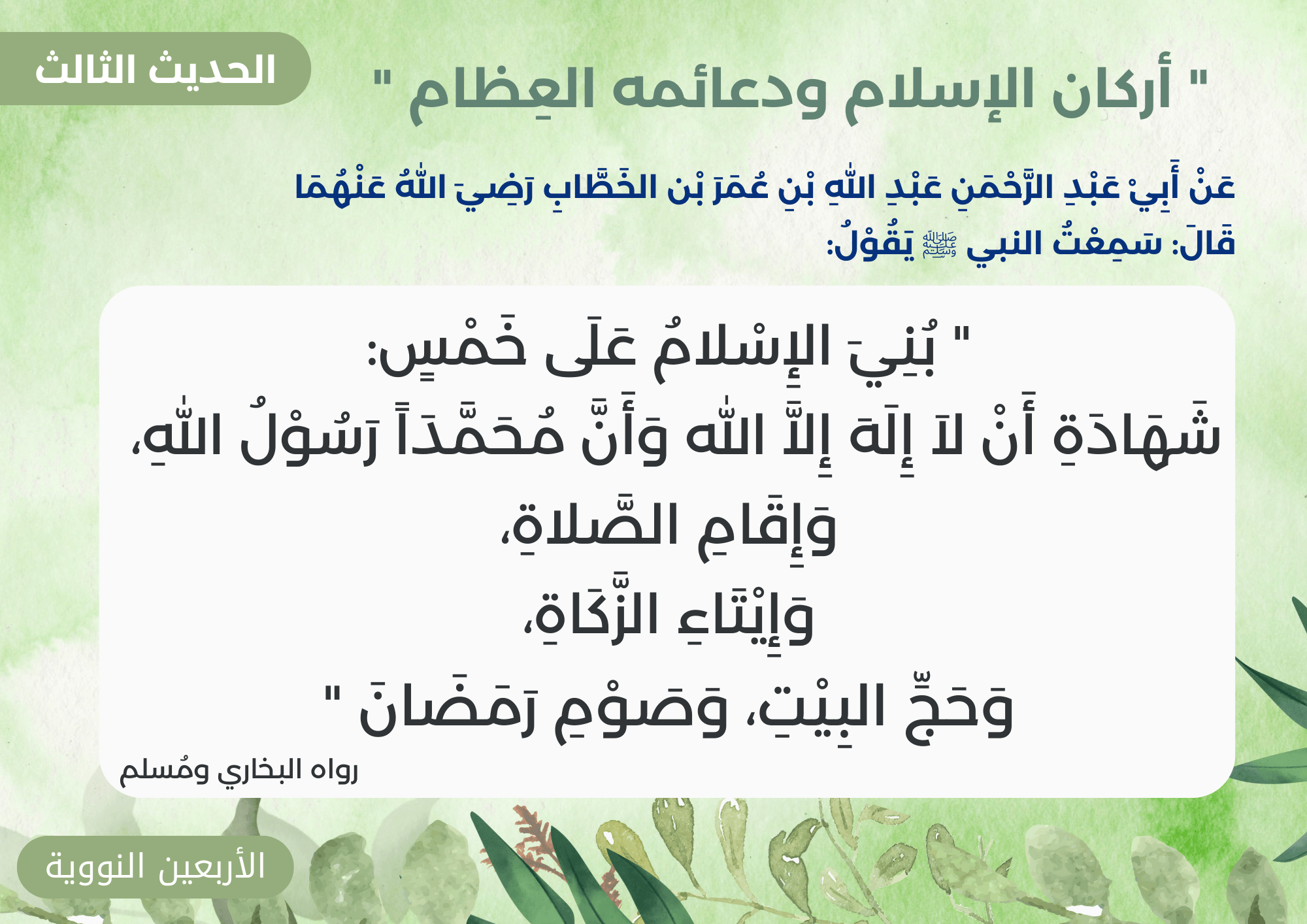 الأربعون نووية 
