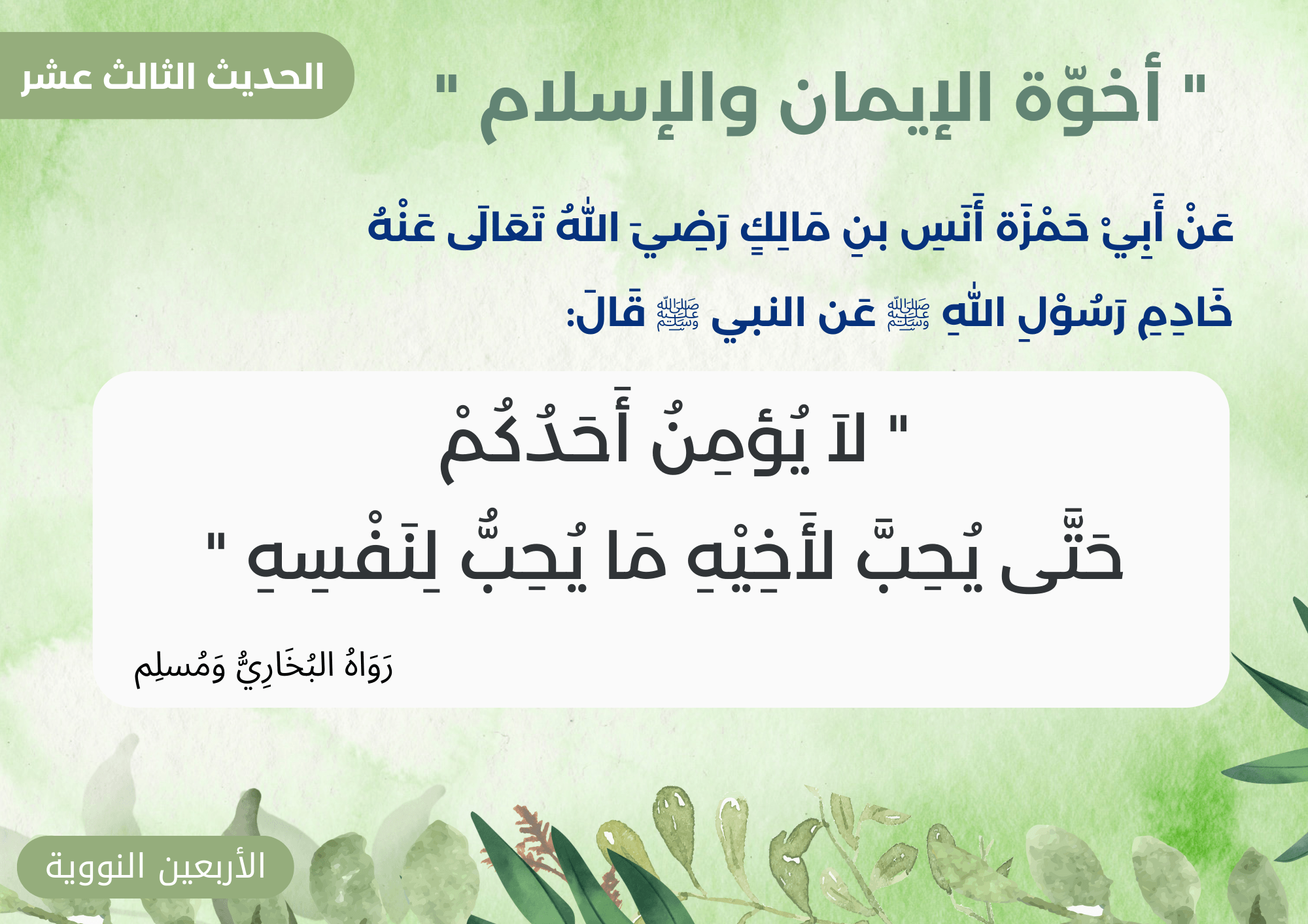 الأربعون نووية 