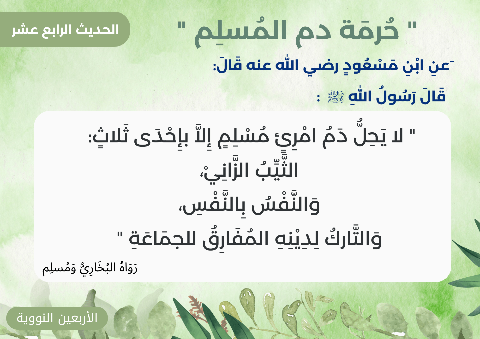 الأربعون نووية 