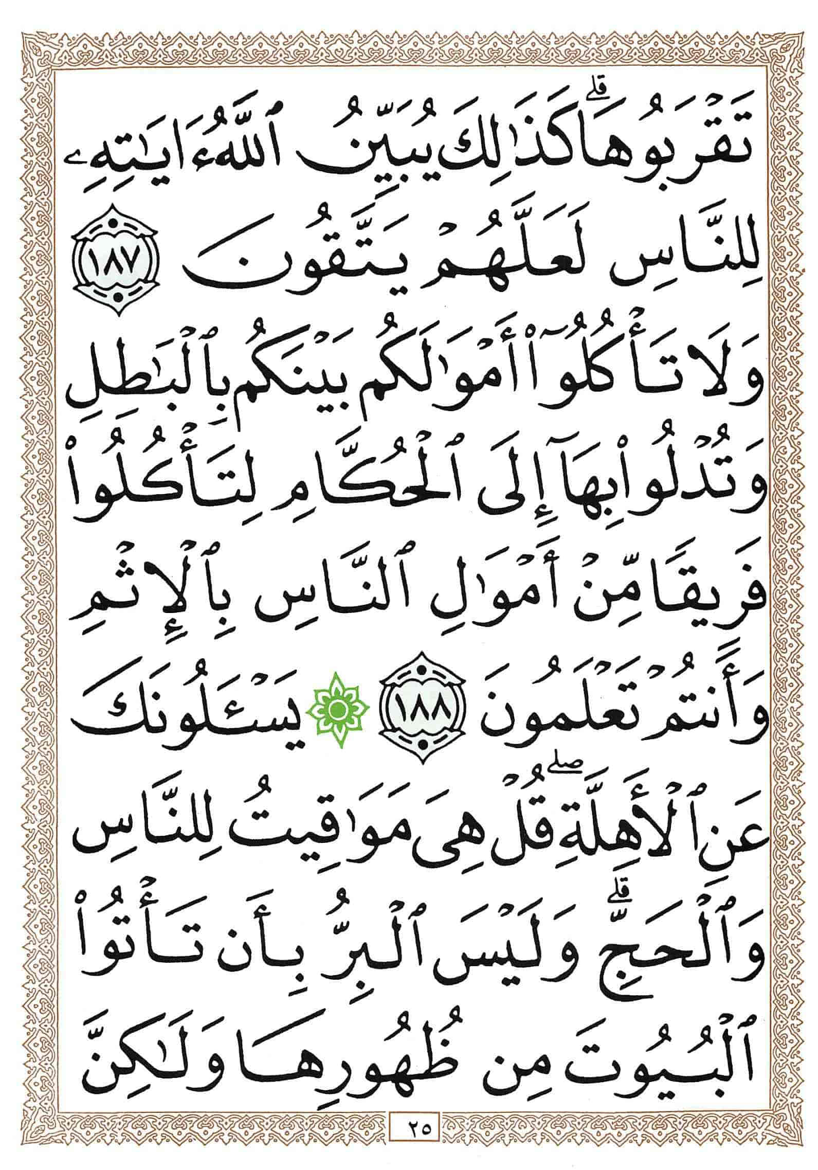 صفحة رقم 25 من قرآن الهاتف الجزء 2