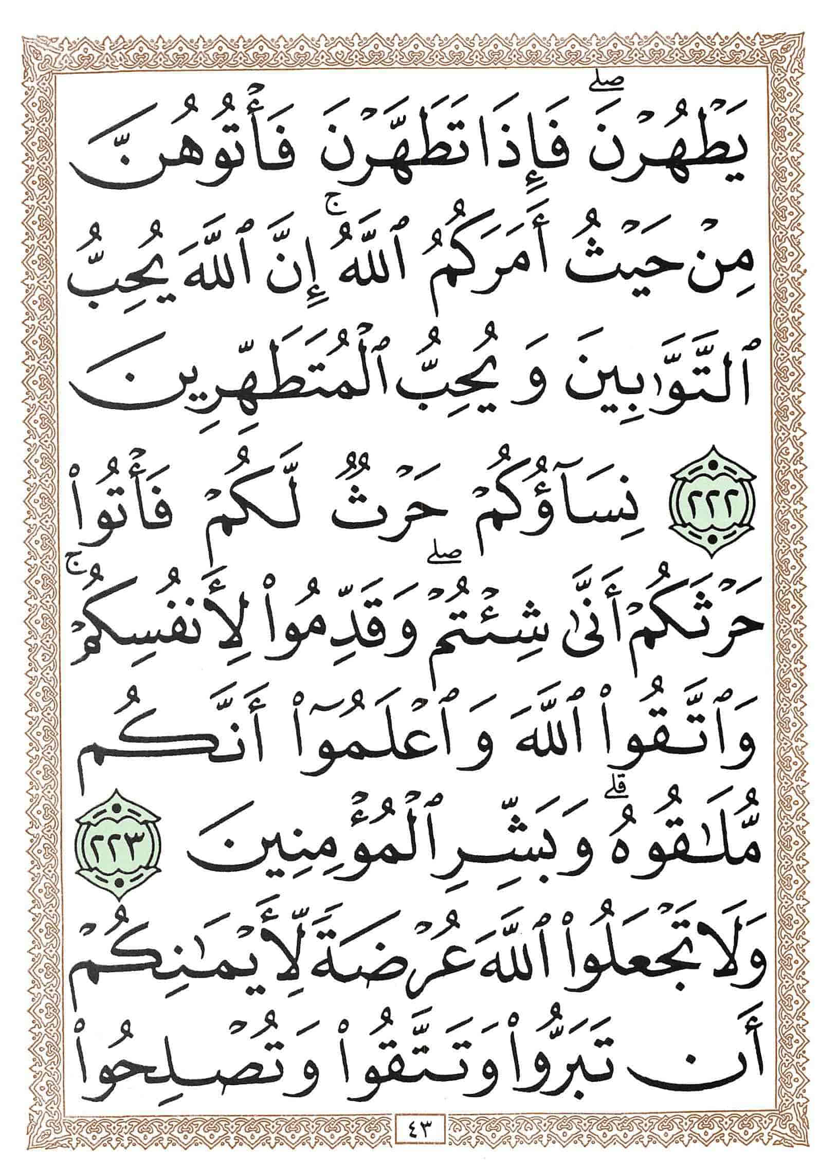 صفحة رقم 43 من قرآن الهاتف الجزء 2