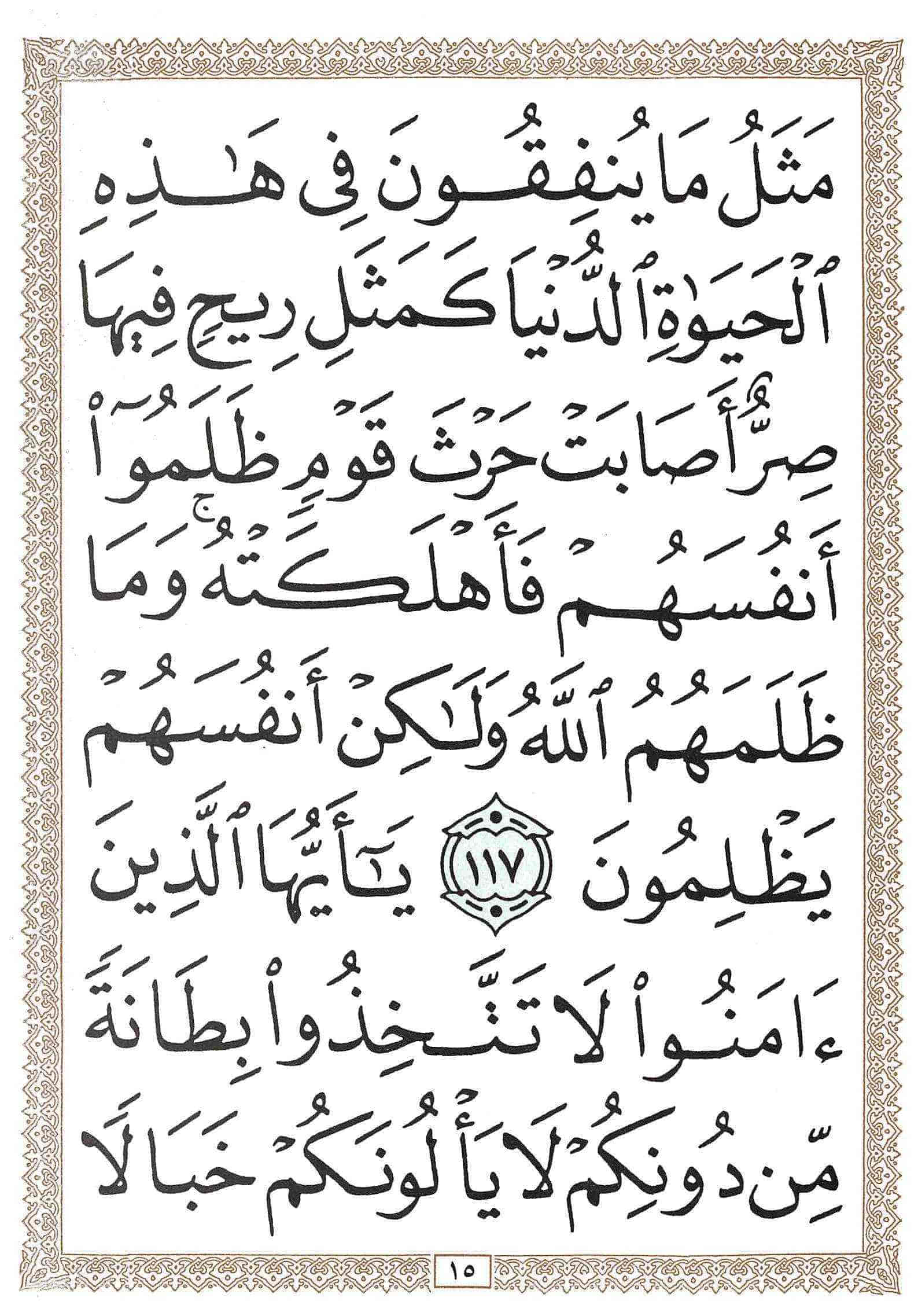 صفحة رقم 15 من قرآن الهاتف الجزء 4