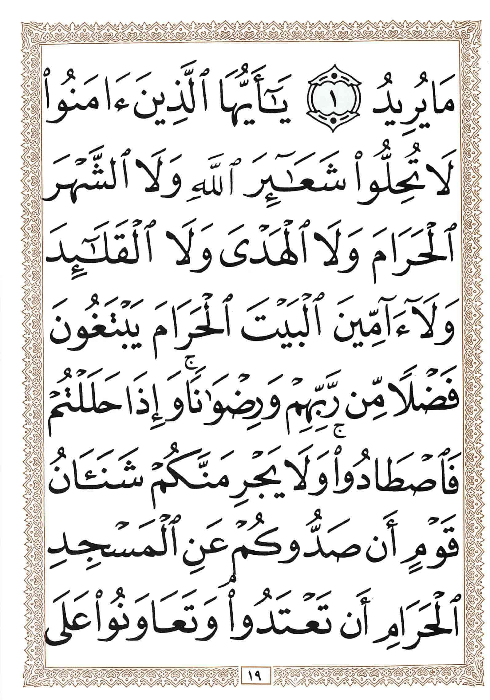 صفحة رقم 19 من قرآن الهاتف الجزء 6