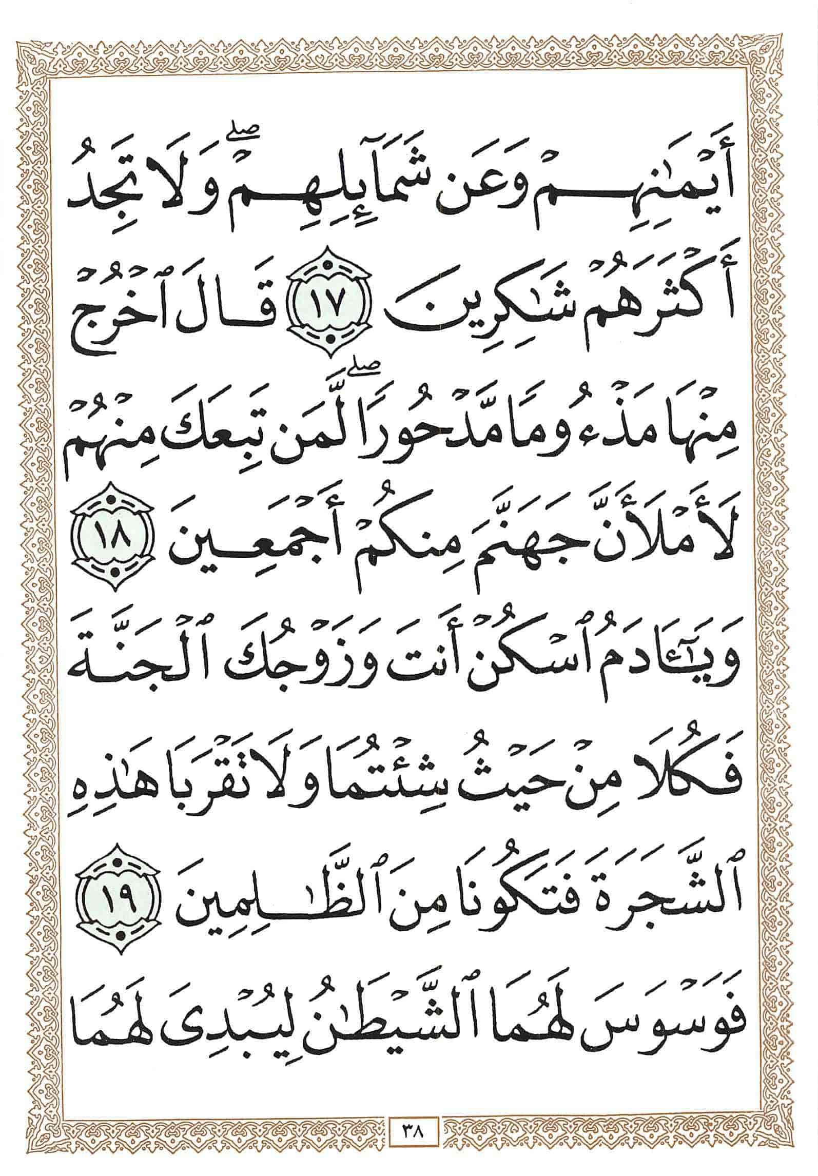 صفحة رقم 38 من قرآن الهاتف الجزء 8