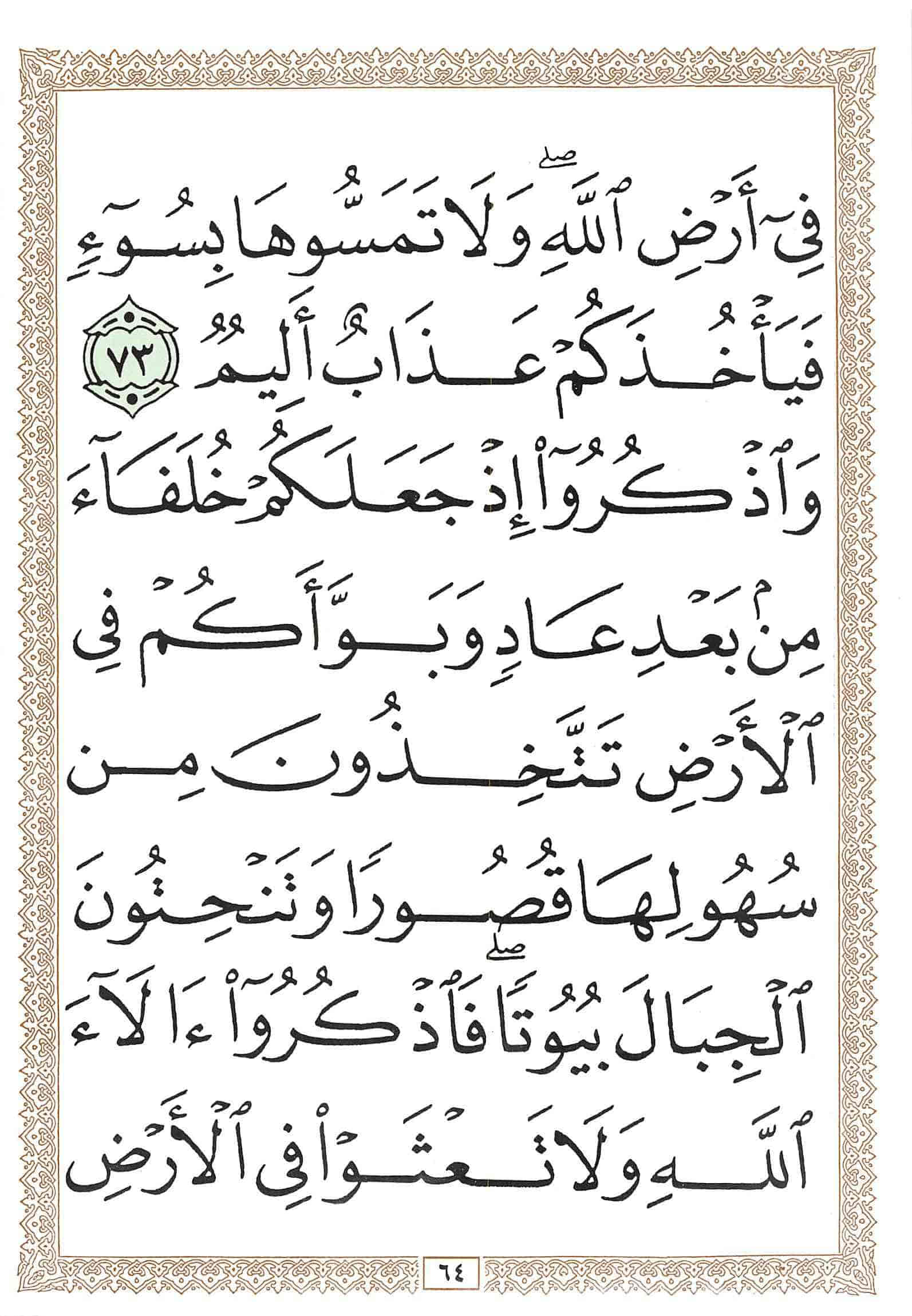 صفحة رقم 64 من قرآن الهاتف الجزء 8
