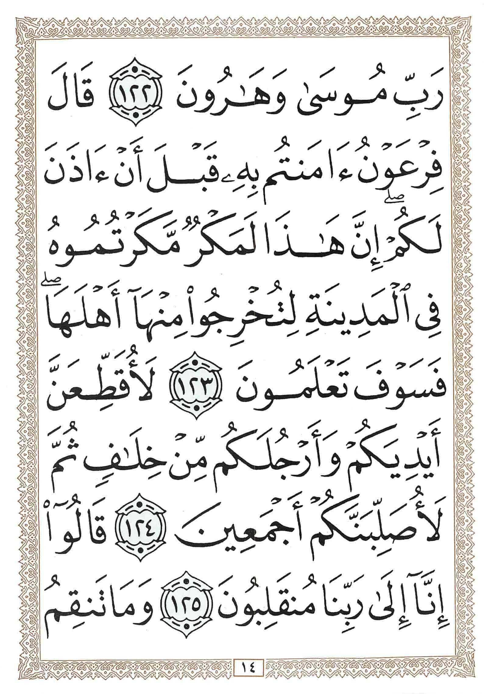 صفحة رقم 14 من قرآن الهاتف الجزء 9