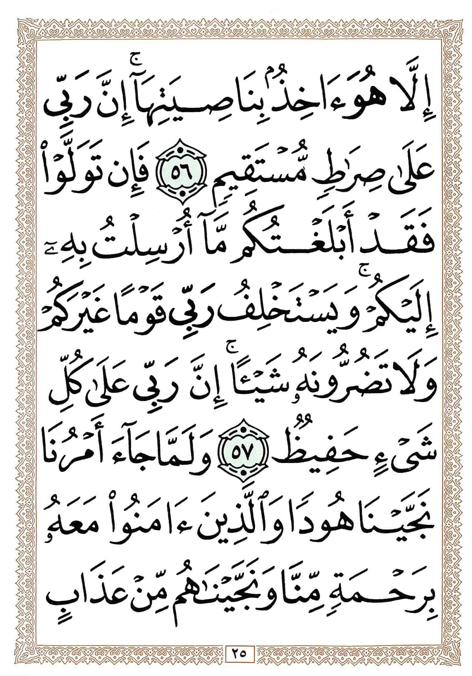 صفحة رقم 25 من قرآن الهاتف الجزء 12