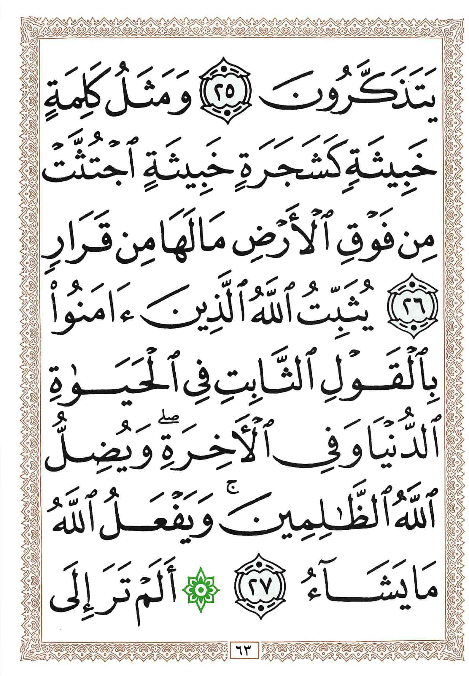 صفحة رقم 63 من قرآن الهاتف الجزء 13