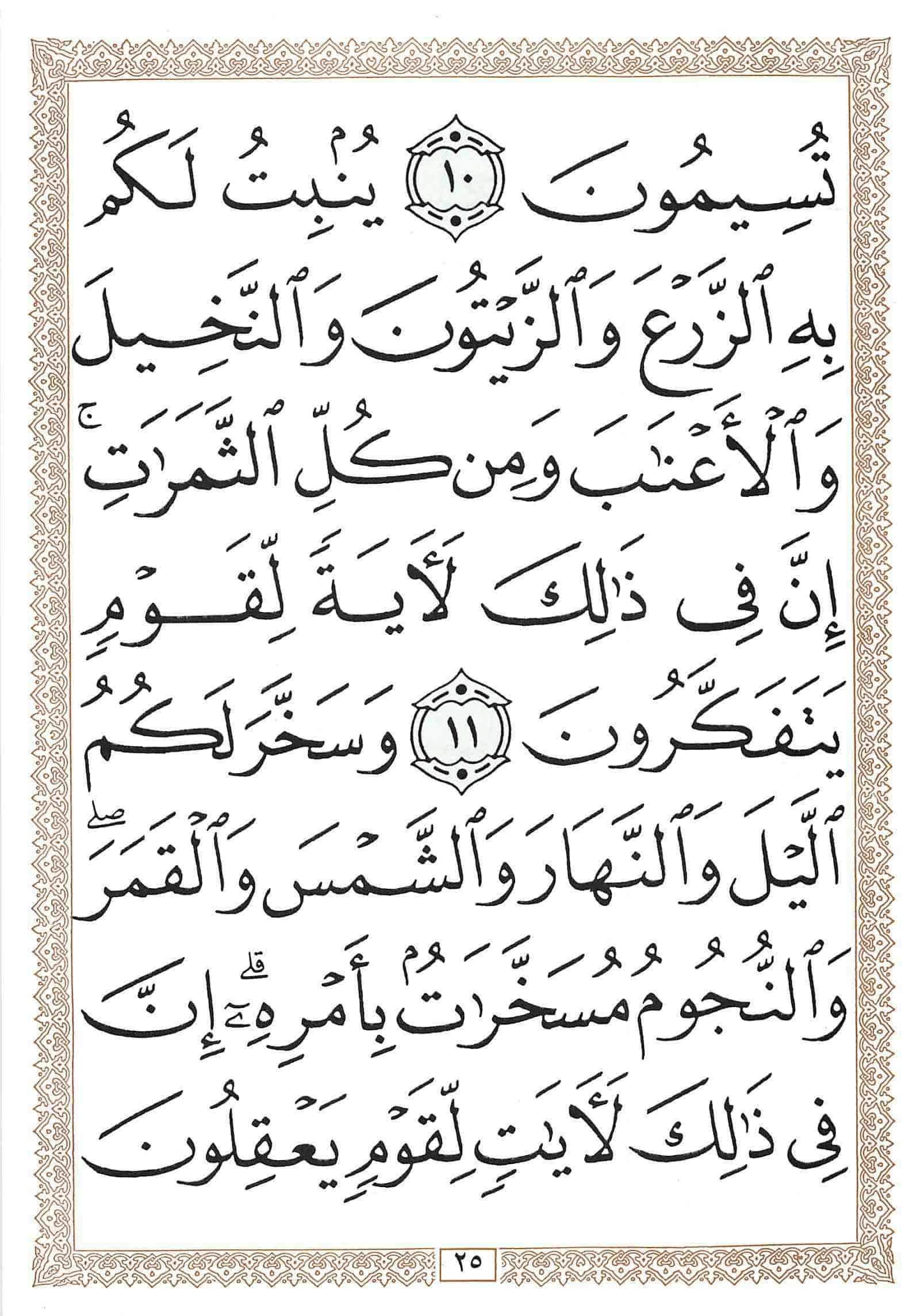 صفحة رقم 25 من قرآن الهاتف الجزء 14