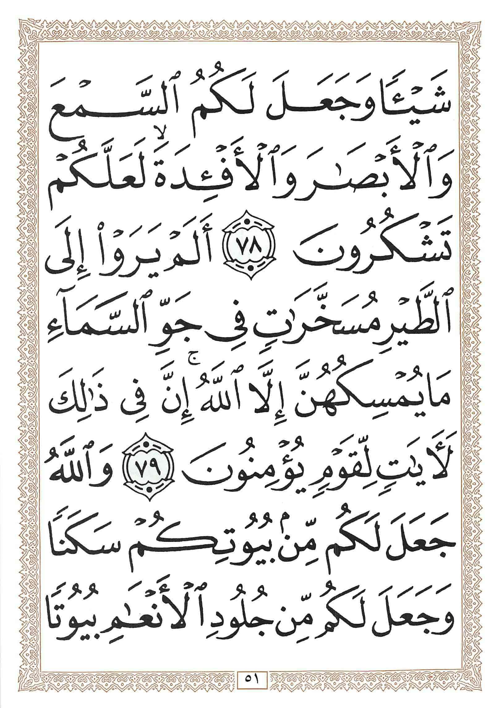 صفحة رقم 51 من قرآن الهاتف الجزء 14