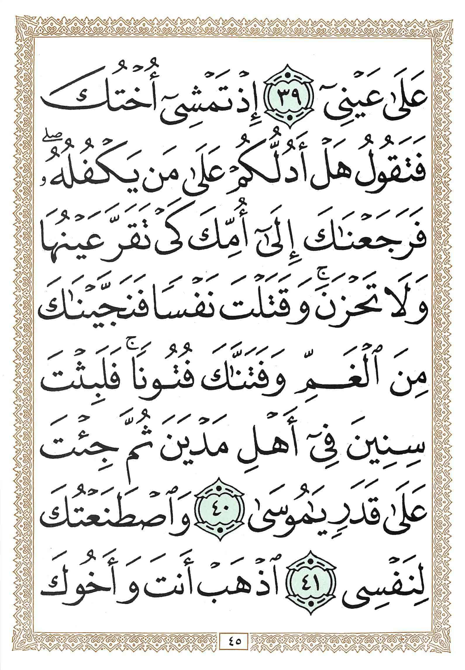 صفحة رقم 45 من قرآن الهاتف الجزء 16