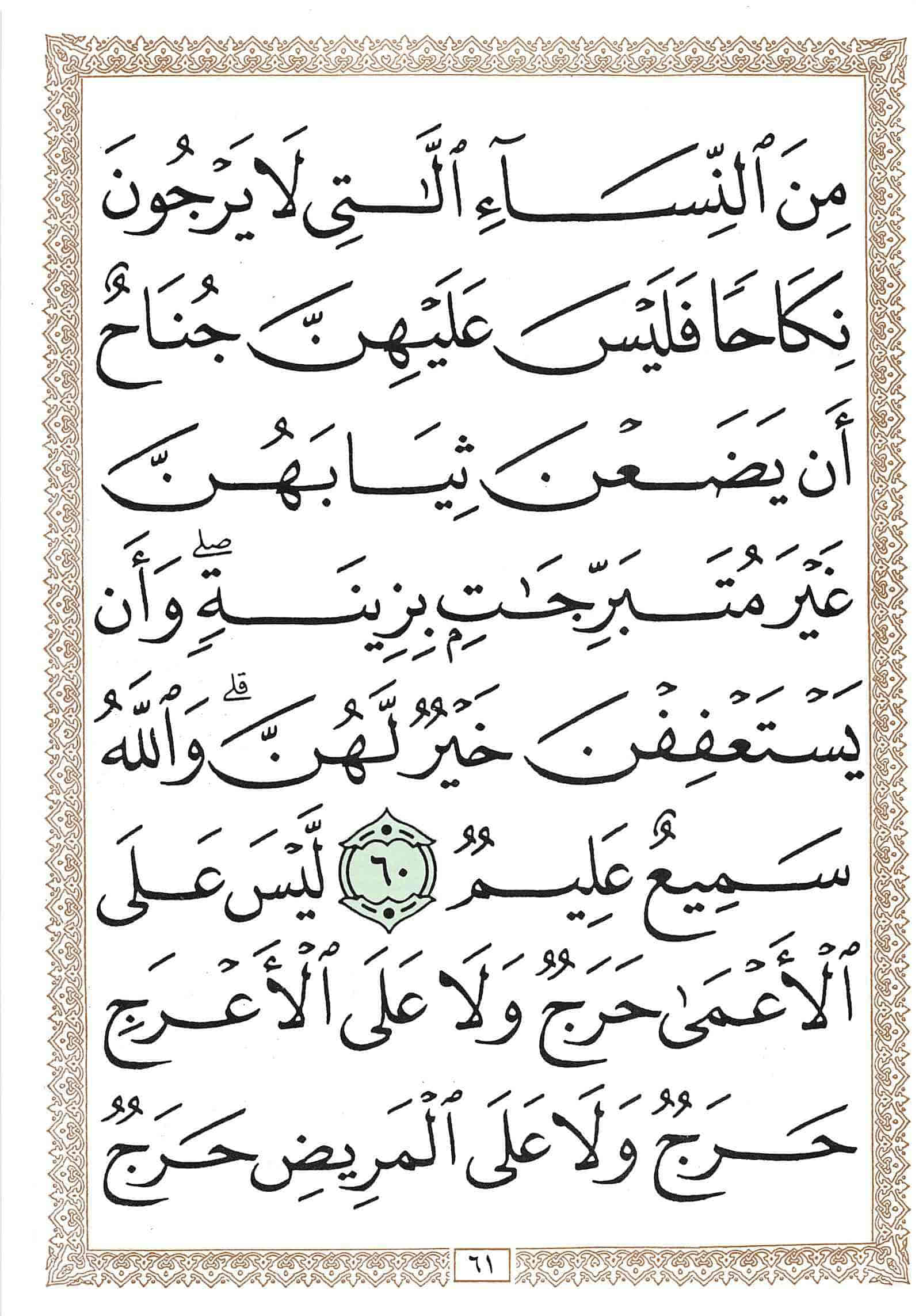 صفحة رقم 61 من قرآن الهاتف الجزء 18