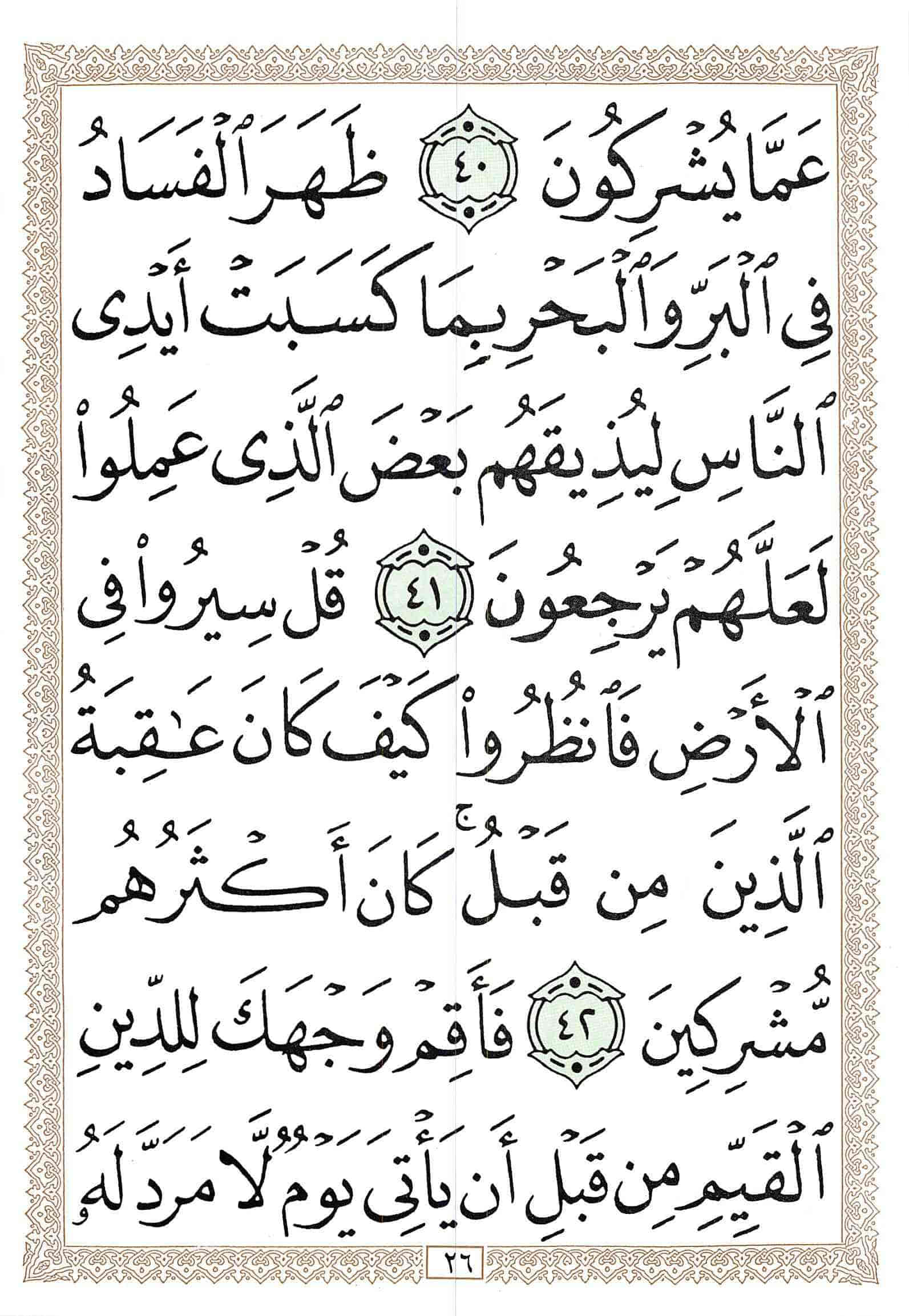صفحة رقم 26 من قرآن الهاتف الجزء 21