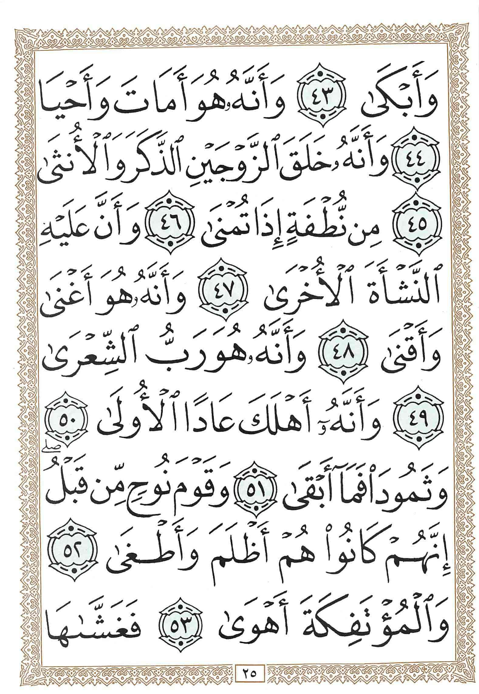 صفحة رقم 25 من قرآن الهاتف الجزء 27