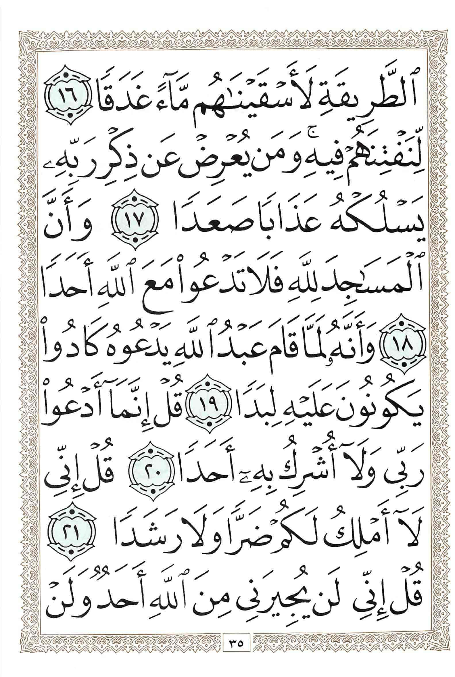 صفحة رقم 35 من قرآن الهاتف الجزء 29